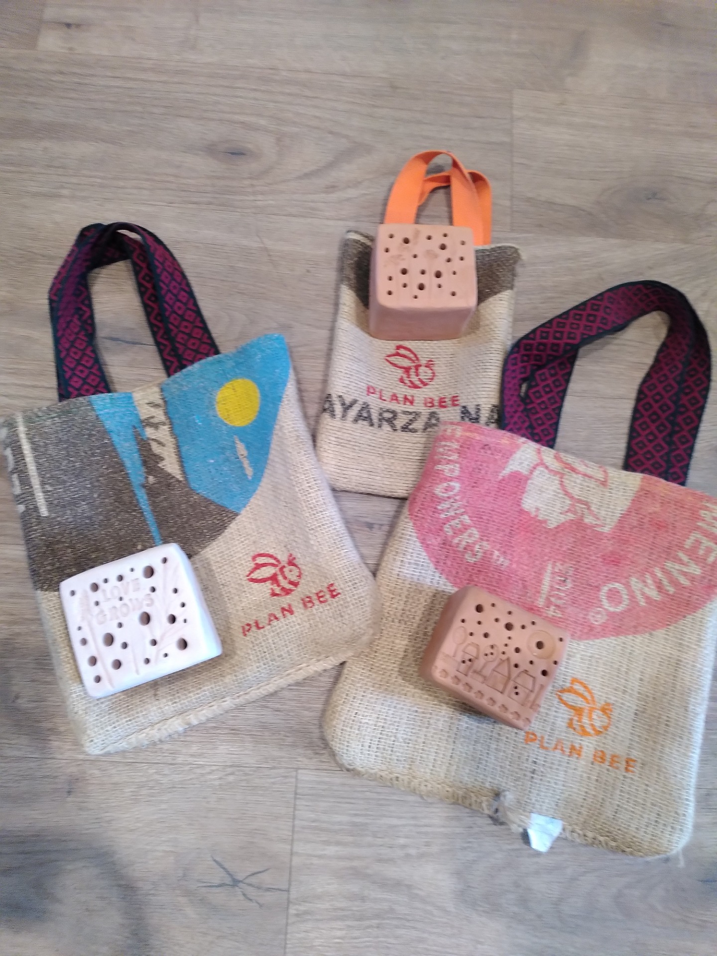 We make bags from old coffee sacks (Imbibe)